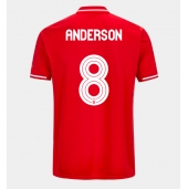 Nottingham Forest Elliot Anderson #8 Hjemmebanetrøje 2025-26 Kortærmet