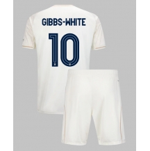 Nottingham Forest Morgan Gibbs-White #10 Udebanetrøje Børn 2025-26 Kortærmet (+ Korte bukser)