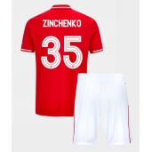 Nottingham Forest Oleksandr Zinchenko #35 Hjemmebanetrøje Børn 2025-26 Kortærmet (+ Korte bukser)