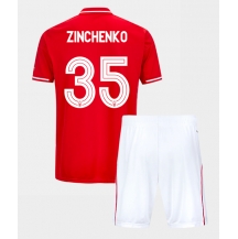 Nottingham Forest Oleksandr Zinchenko #35 Hjemmebanetrøje Børn 2025-26 Kortærmet (+ Korte bukser)