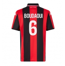 OGC Nice Hicham Boudaoui #6 Hjemmebanetrøje 2025-26 Kortærmet