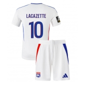 Olympique Lyonnais Alexandre Lacazette #10 Hjemmebanetrøje Børn 2024-25 Kortærmet (+ Korte bukser)