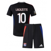 Olympique Lyonnais Alexandre Lacazette #10 Udebanetrøje Børn 2024-25 Kortærmet (+ Korte bukser)