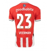 PSV Eindhoven Joey Veerman #23 Hjemmebanetrøje 2024-25 Kortærmet