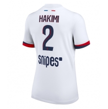 Paris Saint-Germain Achraf Hakimi #2 Udebanetrøje Dame 2025-26 Kortærmet