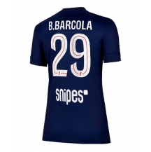 Paris Saint-Germain Bradley Barcola #29 Hjemmebanetrøje Dame 2025-26 Kortærmet