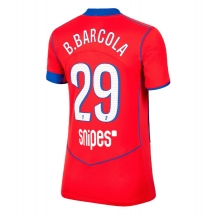 Paris Saint-Germain Bradley Barcola #29 Tredjetrøje Dame 2025-26 Kortærmet