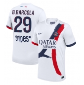 Paris Saint-Germain Bradley Barcola #29 Udebanetrøje 2025-26 Kortærmet