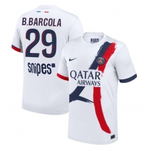 Paris Saint-Germain Bradley Barcola #29 Udebanetrøje 2025-26 Kortærmet