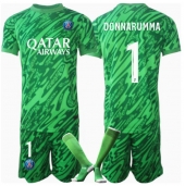 Paris Saint-Germain Gianluigi Donnarumma #1 Målmand Hjemmebanetrøje Børn 2024-25 Kortærmet (+ Korte bukser)