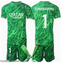 Paris Saint-Germain Gianluigi Donnarumma #1 Målmand Hjemmebanetrøje Børn 2024-25 Kortærmet (+ Korte bukser)
