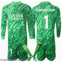 Paris Saint-Germain Gianluigi Donnarumma #1 Målmand Hjemmebanetrøje Børn 2024-25 Langærmet (+ Korte bukser)