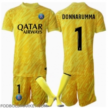 Paris Saint-Germain Gianluigi Donnarumma #1 Målmand Tredjetrøje Børn 2024-25 Kortærmet (+ Korte bukser)