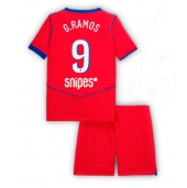 Paris Saint-Germain Goncalo Ramos #9 Tredjetrøje Børn 2025-26 Kortærmet (+ Korte bukser)