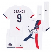Paris Saint-Germain Goncalo Ramos #9 Udebanetrøje Børn 2024-25 Kortærmet (+ Korte bukser)