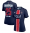 Paris Saint-Germain Hjemmebanetrøje Dame 2024-25 UCL Champions Kortærmet