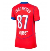 Paris Saint-Germain Joao Neves #87 Tredjetrøje Dame 2025-26 Kortærmet