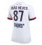 Paris Saint-Germain Joao Neves #87 Udebanetrøje Dame 2025-26 Kortærmet