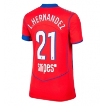 Paris Saint-Germain Lucas Hernandez #21 Tredjetrøje Dame 2025-26 Kortærmet