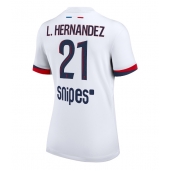 Paris Saint-Germain Lucas Hernandez #21 Udebanetrøje Dame 2025-26 Kortærmet