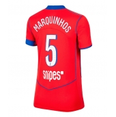 Paris Saint-Germain Marquinhos #5 Tredjetrøje Dame 2025-26 Kortærmet