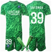 Paris Saint-Germain Matvei Safonov #39 Målmand Hjemmebanetrøje Børn 2024-25 Kortærmet (+ Korte bukser)