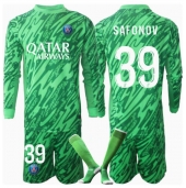 Paris Saint-Germain Matvei Safonov #39 Målmand Hjemmebanetrøje Børn 2024-25 Langærmet (+ Korte bukser)