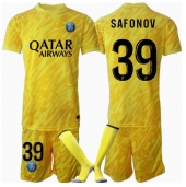 Paris Saint-Germain Matvei Safonov #39 Målmand Tredjetrøje Børn 2024-25 Kortærmet (+ Korte bukser)