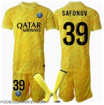 Paris Saint-Germain Matvei Safonov #39 Målmand Tredjetrøje Børn 2024-25 Kortærmet (+ Korte bukser)