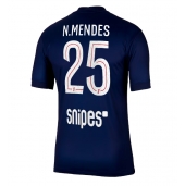Paris Saint-Germain Nuno Mendes #25 Hjemmebanetrøje 2025-26 Kortærmet