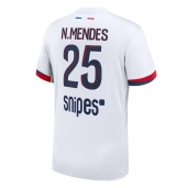 Paris Saint-Germain Nuno Mendes #25 Udebanetrøje 2025-26 Kortærmet