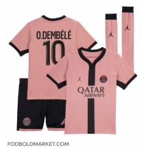 Paris Saint-Germain Ousmane Dembele #10 Tredjetrøje Børn 2024-25 Kortærmet (+ Korte bukser)