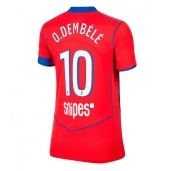 Paris Saint-Germain Ousmane Dembele #10 Tredjetrøje Dame 2025-26 Kortærmet
