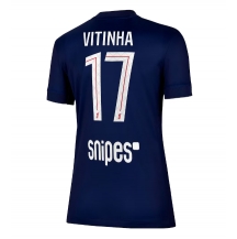 Paris Saint-Germain Vitinha #17 Hjemmebanetrøje Dame 2025-26 Kortærmet