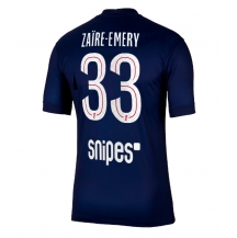Paris Saint-Germain Warren Zaire-Emery #33 Hjemmebanetrøje 2025-26 Kortærmet