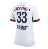Paris Saint-Germain Warren Zaire-Emery #33 Udebanetrøje Dame 2025-26 Kortærmet