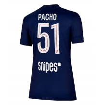 Paris Saint-Germain Willian Pacho #51 Hjemmebanetrøje Dame 2025-26 Kortærmet