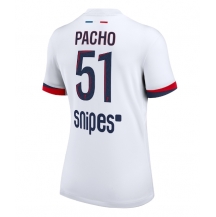 Paris Saint-Germain Willian Pacho #51 Udebanetrøje Dame 2025-26 Kortærmet