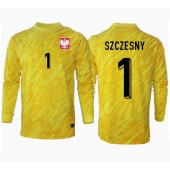 Polen Wojciech Szczesny #1 Målmand Hjemmebanetrøje EM 2024 Langærmet