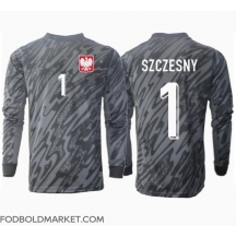 Polen Wojciech Szczesny #1 Målmand Udebanetrøje EM 2024 Langærmet