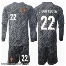 Portugal Diogo Costa #22 Målmand Udebanetrøje Børn EM 2024 Langærmet (+ Korte bukser)