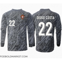 Portugal Diogo Costa #22 Målmand Udebanetrøje EM 2024 Langærmet