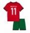 Portugal Joao Felix #11 Hjemmebanetrøje Børn EM 2024 Kortærmet (+ Korte bukser)