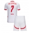 RB Leipzig Antonio Nusa #7 Hjemmebanetrøje Børn 2024-25 Kortærmet (+ Korte bukser)