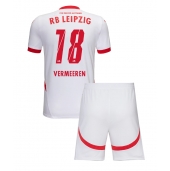 RB Leipzig Arthur Vermeeren #18 Hjemmebanetrøje Børn 2024-25 Kortærmet (+ Korte bukser)
