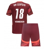 RB Leipzig Arthur Vermeeren #18 Udebanetrøje Børn 2024-25 Kortærmet (+ Korte bukser)