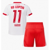 RB Leipzig Conrad Harder #11 Hjemmebanetrøje Børn 2025-26 Kortærmet (+ Korte bukser)