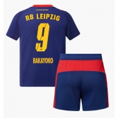 RB Leipzig Johan Bakayoko #9 Udebanetrøje Børn 2025-26 Kortærmet (+ Korte bukser)
