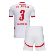 RB Leipzig Lutsharel Geertruida #3 Hjemmebanetrøje Børn 2024-25 Kortærmet (+ Korte bukser)