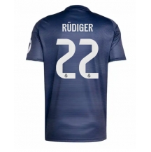 Real Madrid Antonio Rudiger #22 Udebanetrøje 2025-26 Kortærmet
